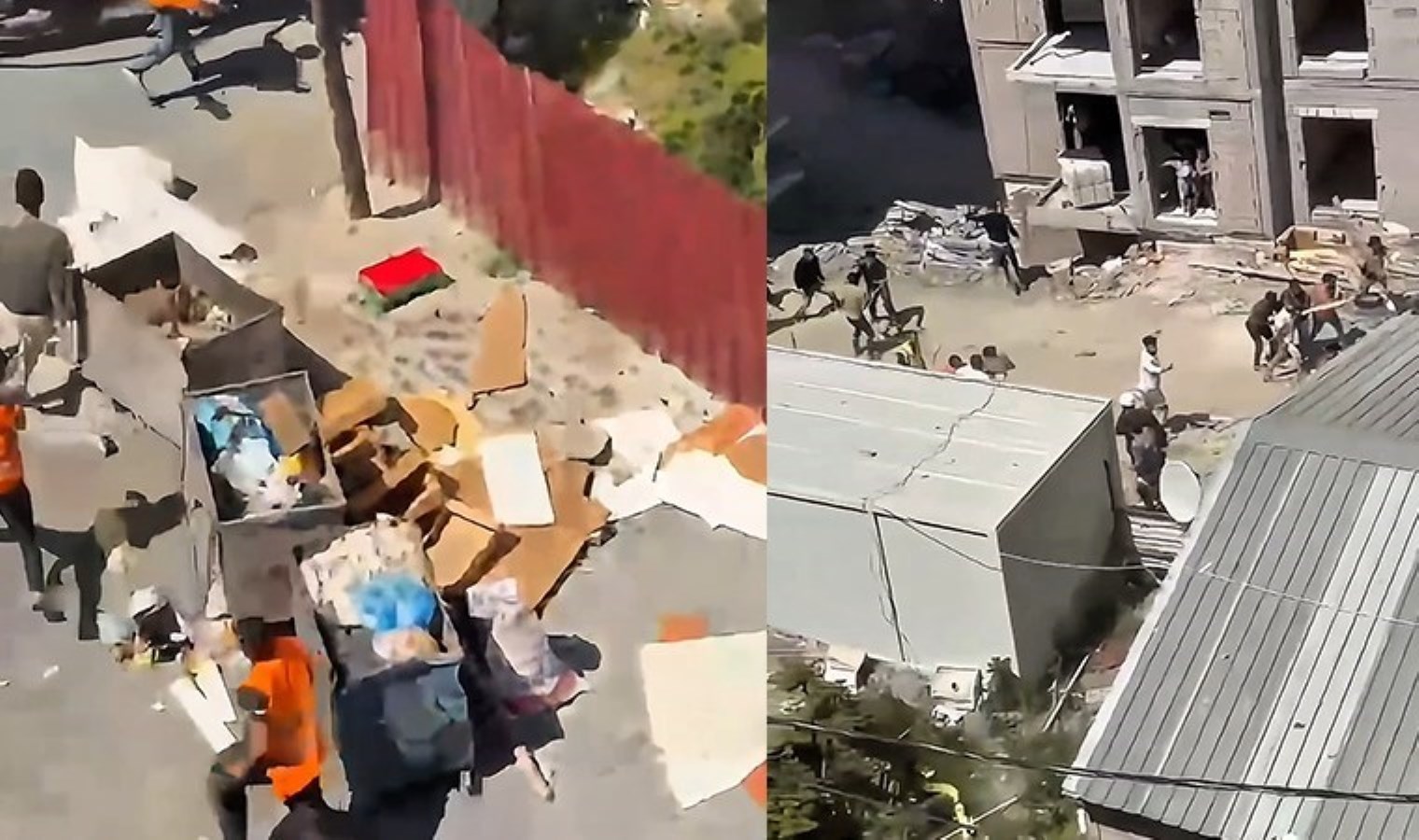 Gaziosmanpaşa’da inşaat işçileri birbirine girdi: Taşlı sopalı kavga!