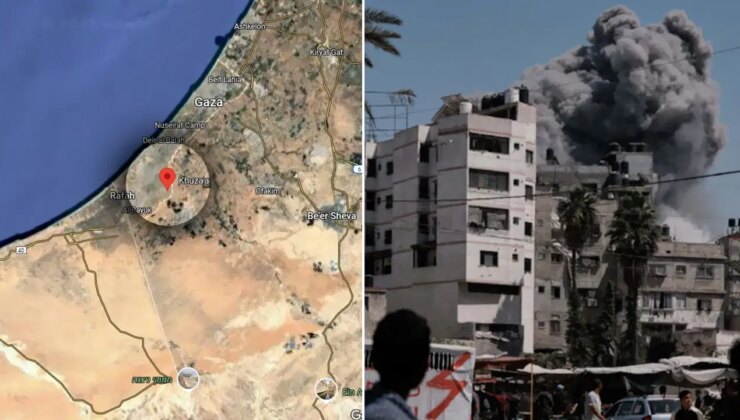 Gazze Şeridindeki Huzaa beldesi İsrail’in aralıksız saldırıları nedeniyle “felaket bölgesi” ilan edildi