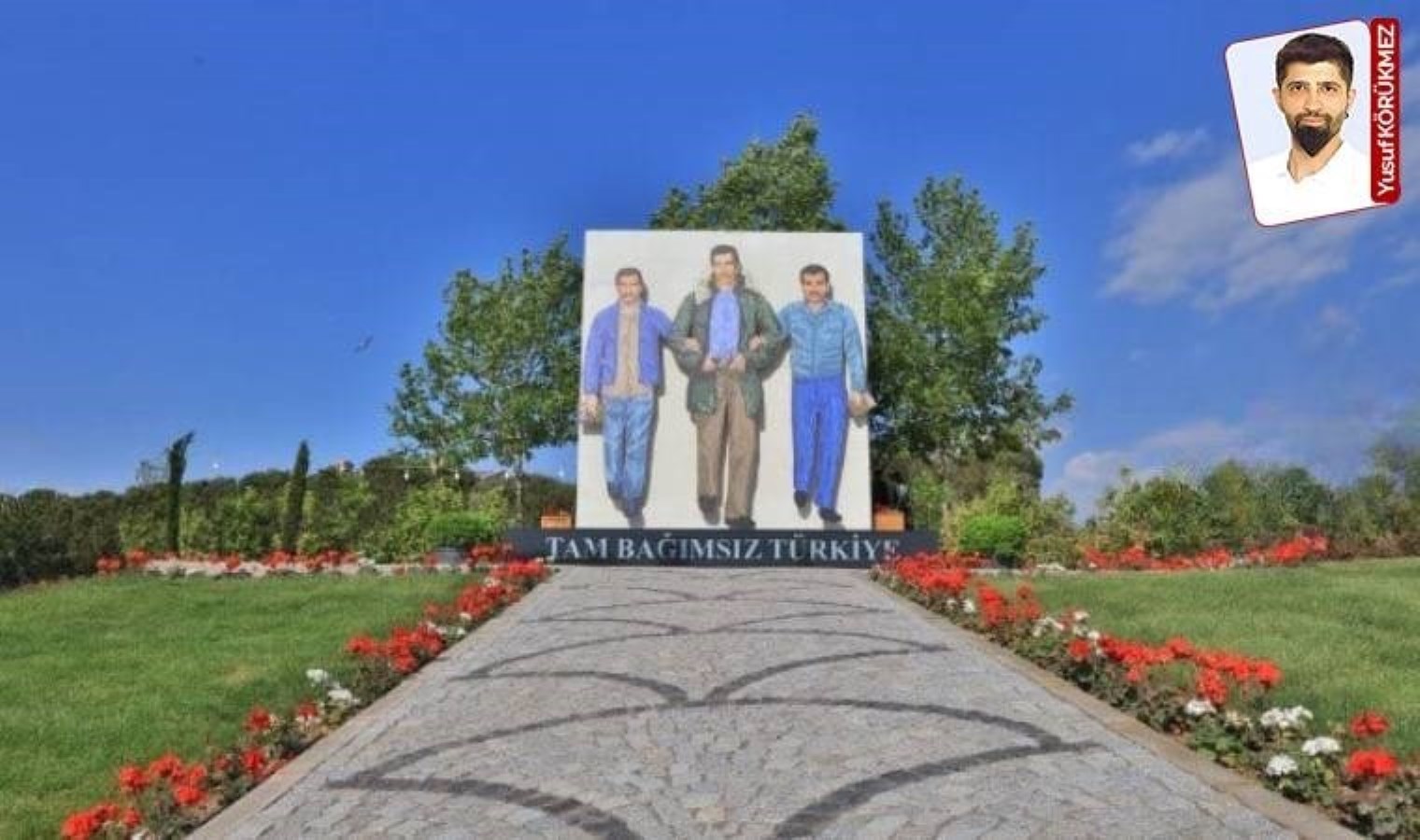 Gece anıt açılışı, gündüz eylem