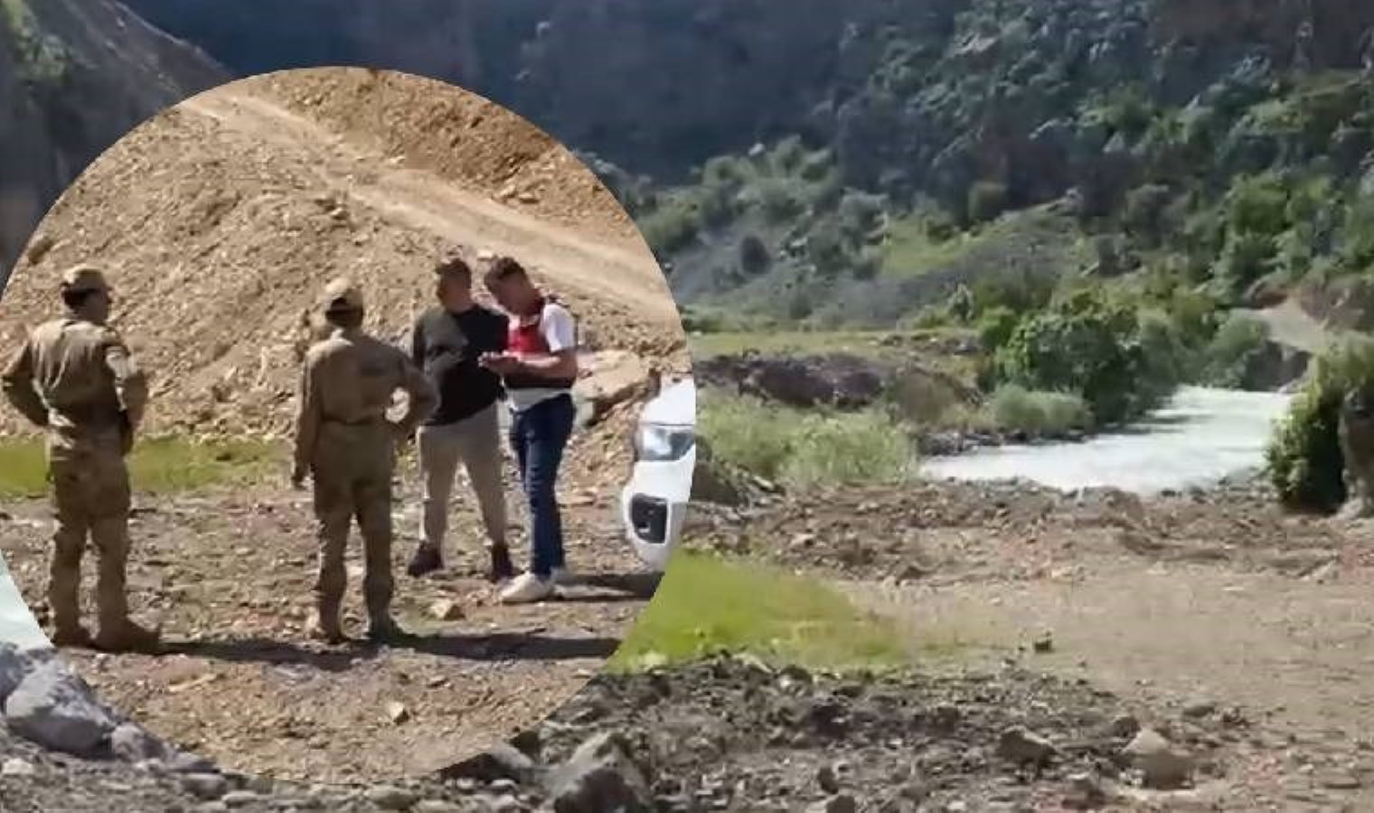 Hakkari’de serinlemek için dereye giren genç akıntıya kapıldı!