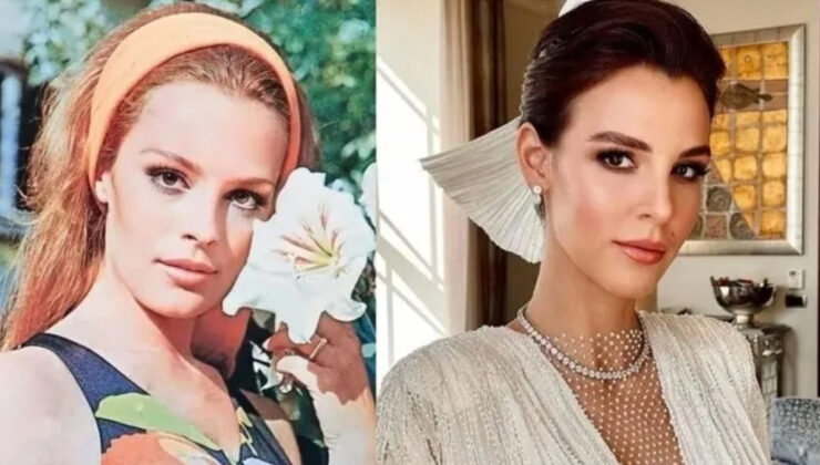 Hülya Koçyiğit’in sosyetik torunu Aslışah Alkoçlar dekolteli davet tarzıyla beğeni topladı