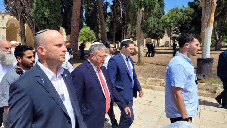 İsrailli bakanlardan Mescid-i Aksa’ya baskın