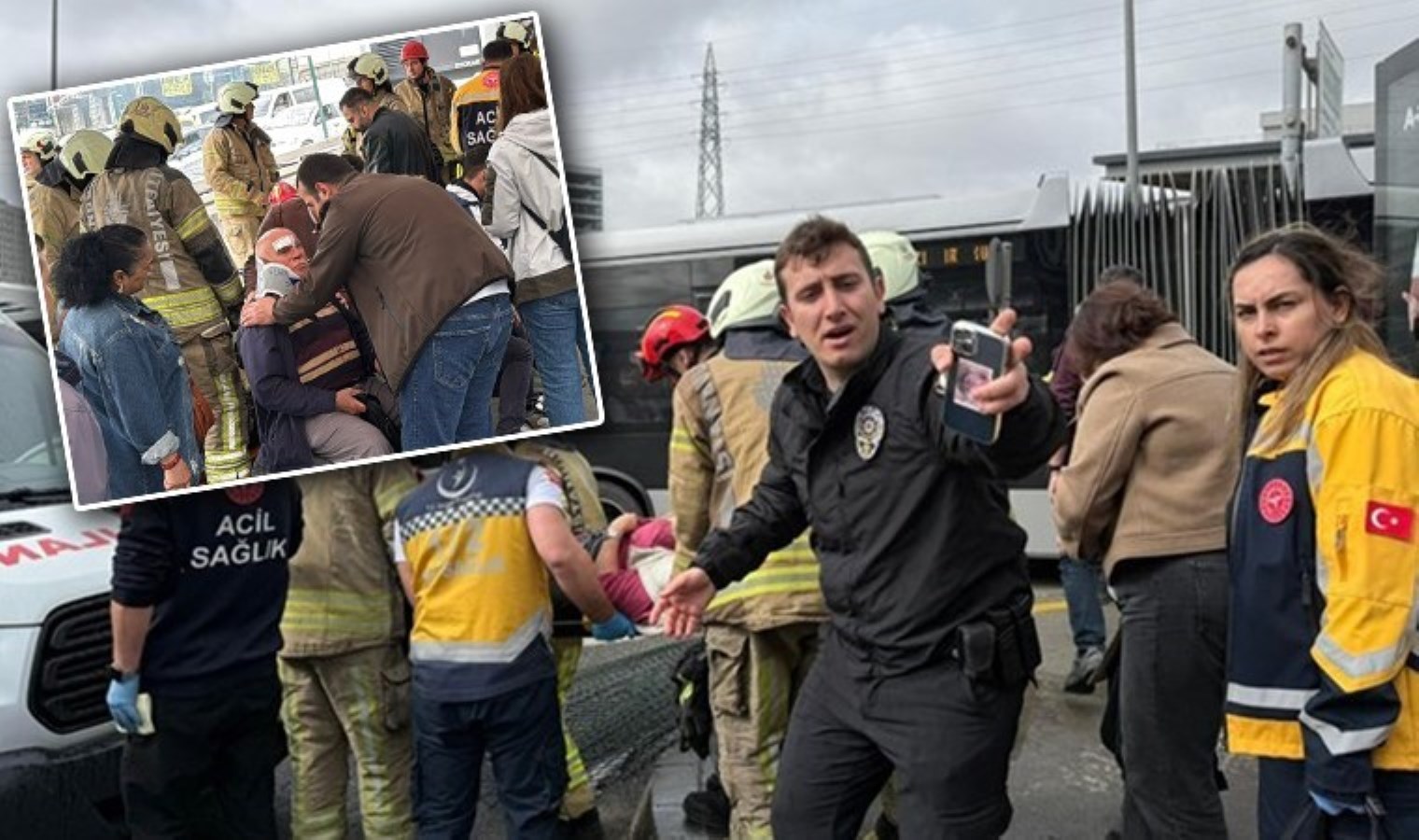 İstanbul Beylikdüzü’nde iki metrobüs çarpıştı: 1 kişi öldü, çok sayıda yaralı var!