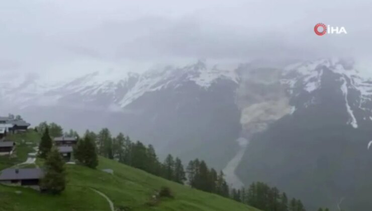 İsviçre’de buzul çökmesi sonucu bir köy yok oldu: 1 kayıp