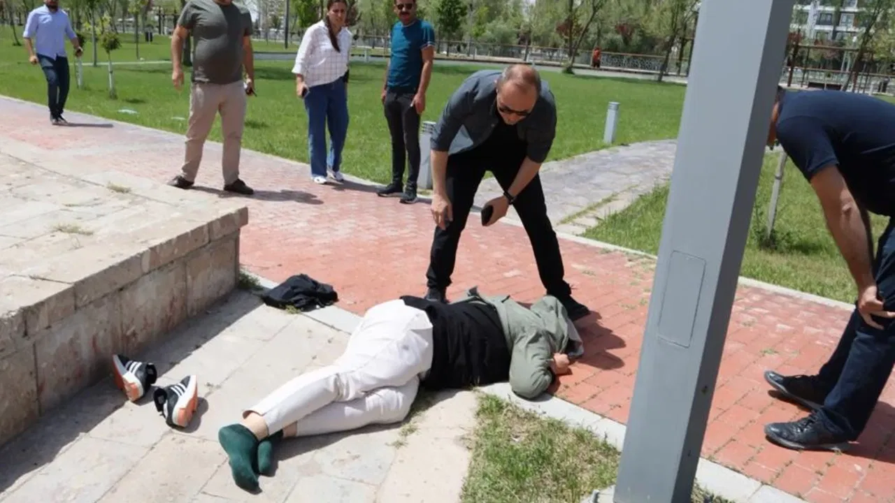 Kadın parkta tabancayla vurulmuş halde bulundu!