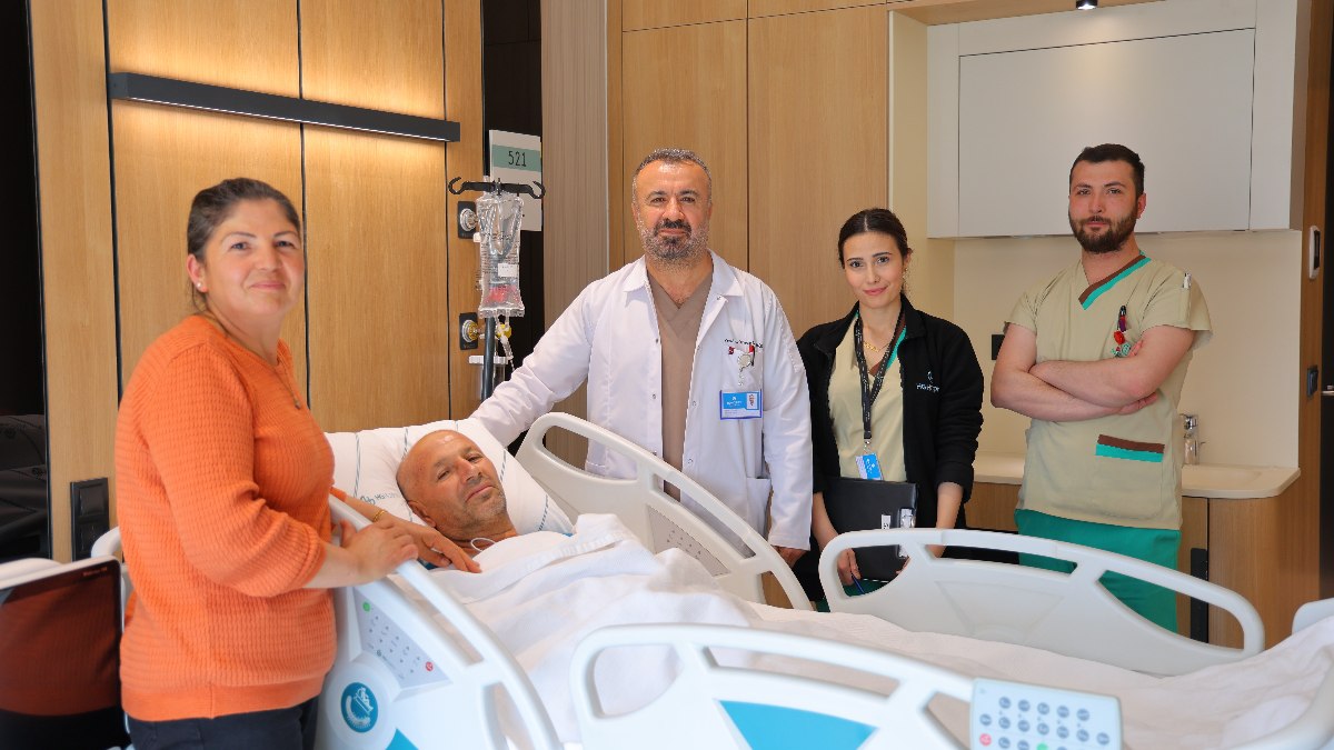 Kahramanmaraş’ta idrar kesesinde 6 santimlik tümör çıktı