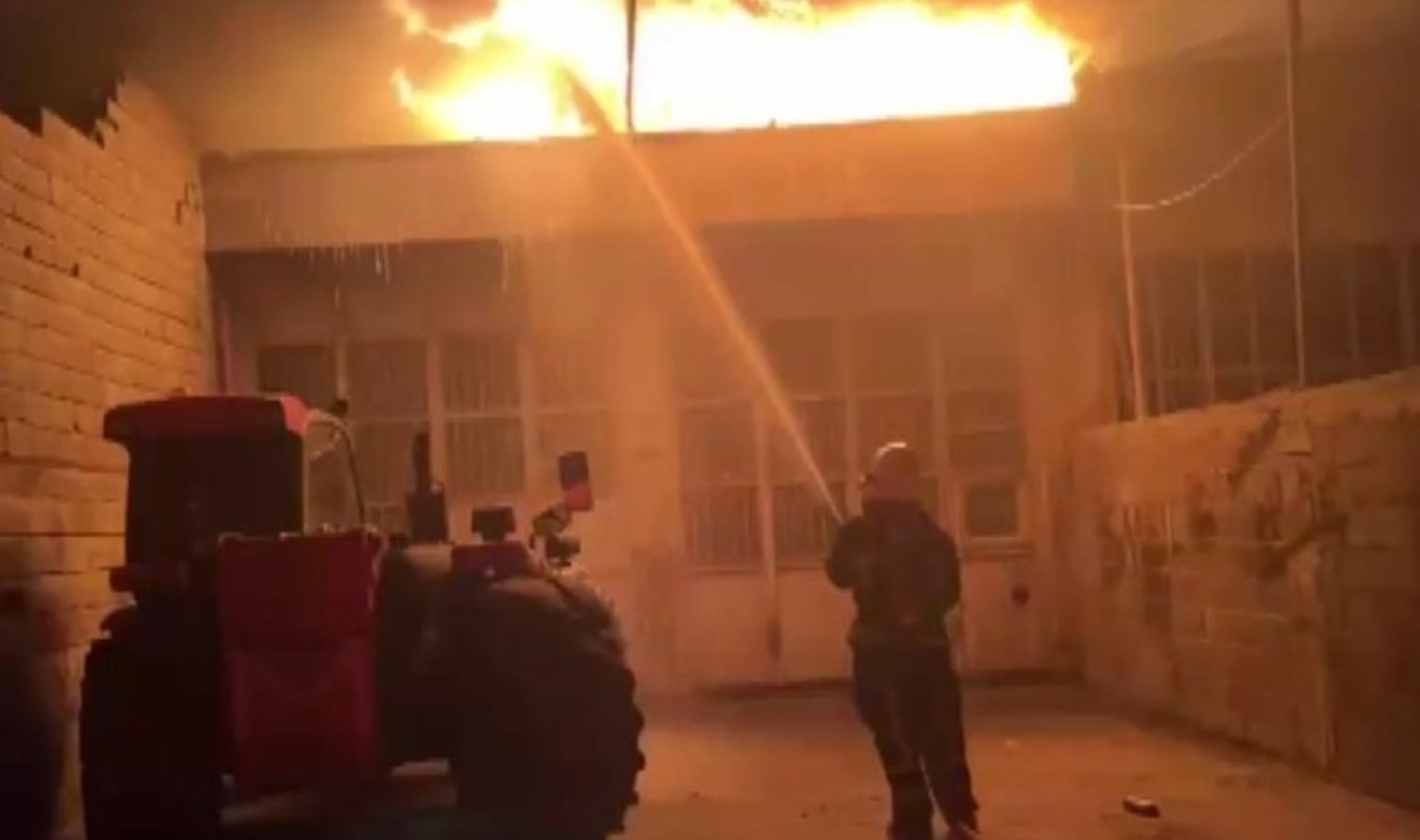 Kahramanmaraş’ta korkutan işyeri yangını!