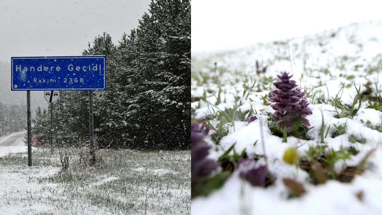Kars’ta mayıs karı: Sarıkamış ve yüksek geçitler beyaza büründü