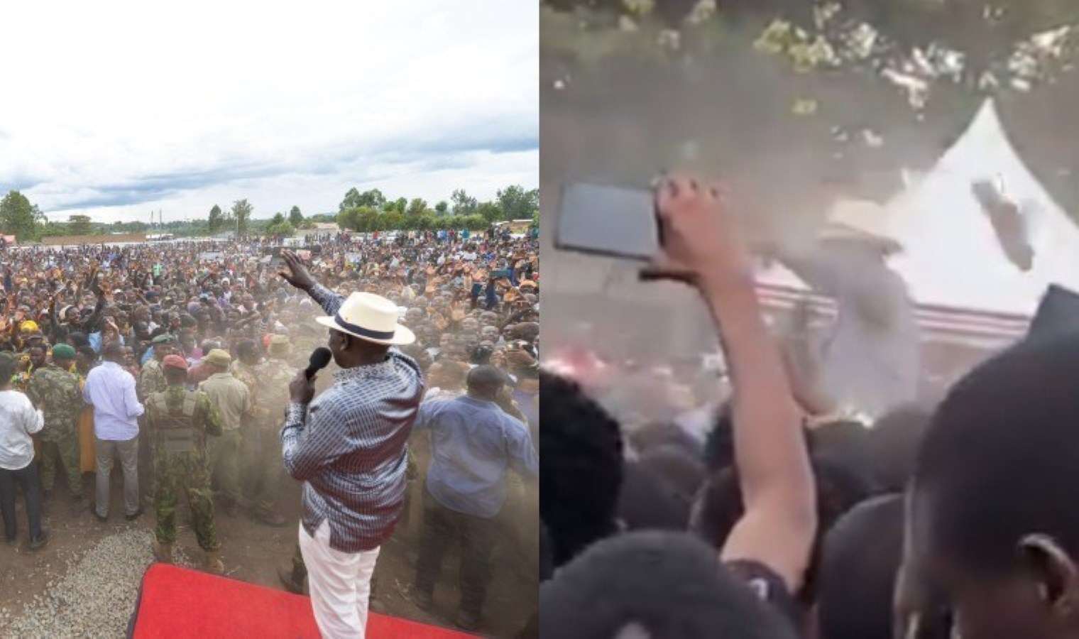 Kenya Devlet Başkanı Ruto’ya mitingde ayakkabı fırlatıldı