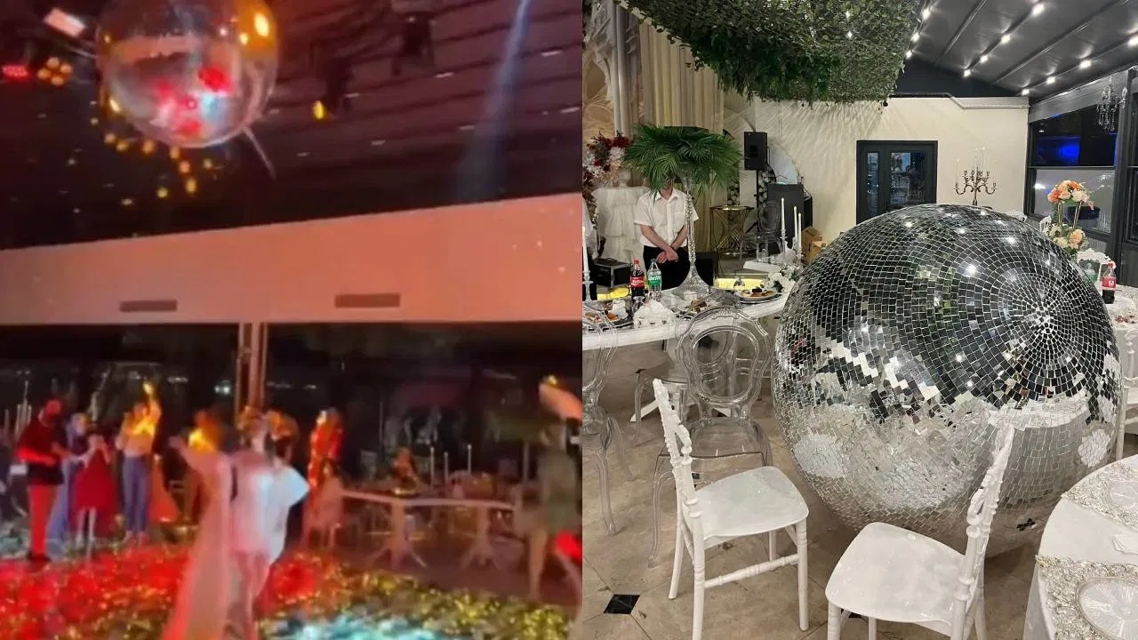 Kına gecesinde ‘disko topu’ faciası… Yaralılar var!