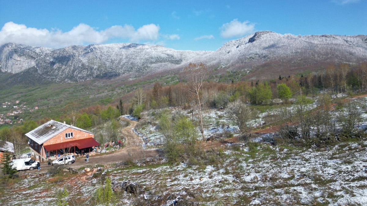 Küre Dağları Milli Parkı’nda iki mevsim yaşanıyor