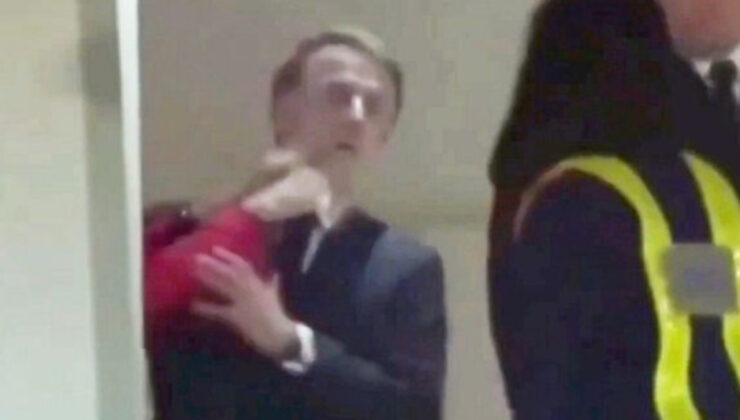 Macron’un eşinden tokat yemesi, Fransızlara alay konusu oldu