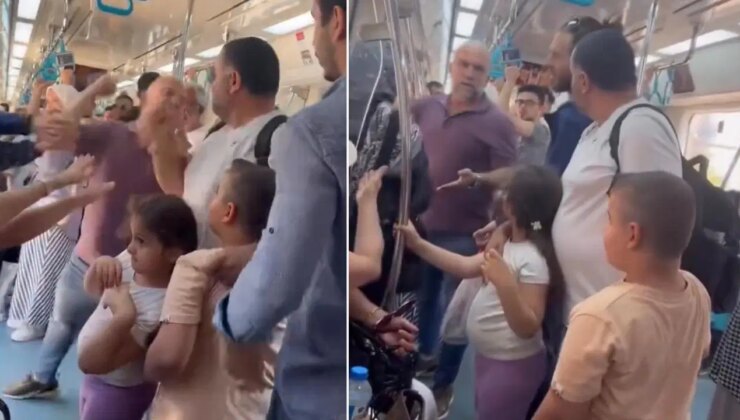 Marmaray’da korkunç olay… İki çocuğunun yanında darbedildi: Emniyet’ten açıklama geldi