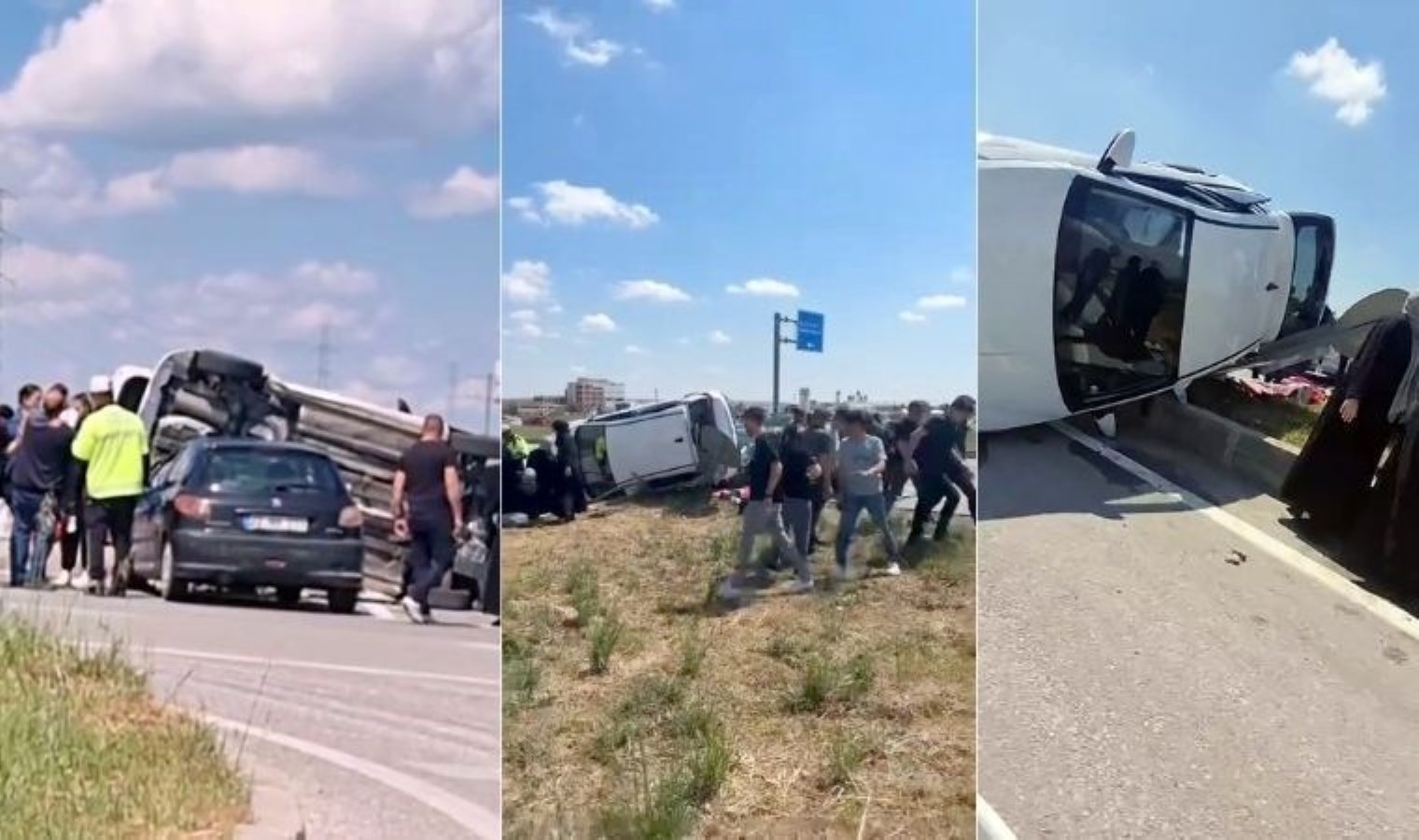 Otomobiller kavşakta çarpıştı: 5 yaralı