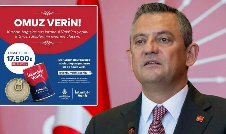 Özgür Özel: Bu yıl kurban bağışımı İstanbul Vakfı’na yapacağım