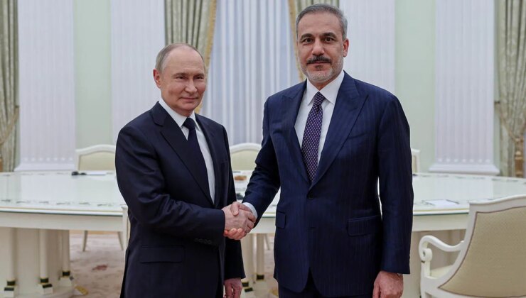 Rusya Devlet Başkanı Putin, Dışişleri Bakanı Hakan Fidan’ı kabul etti