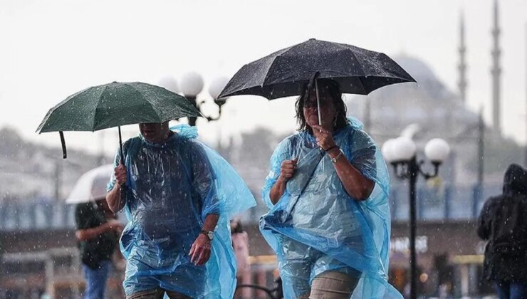 ‘Sağanak yağış’ alarmı… Meteoroloji saat verdi!