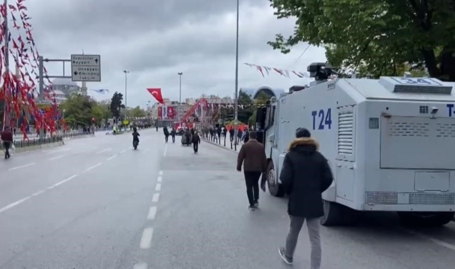 Saraçhane’de 1 Mayıs için geniş güvenlik önlemi