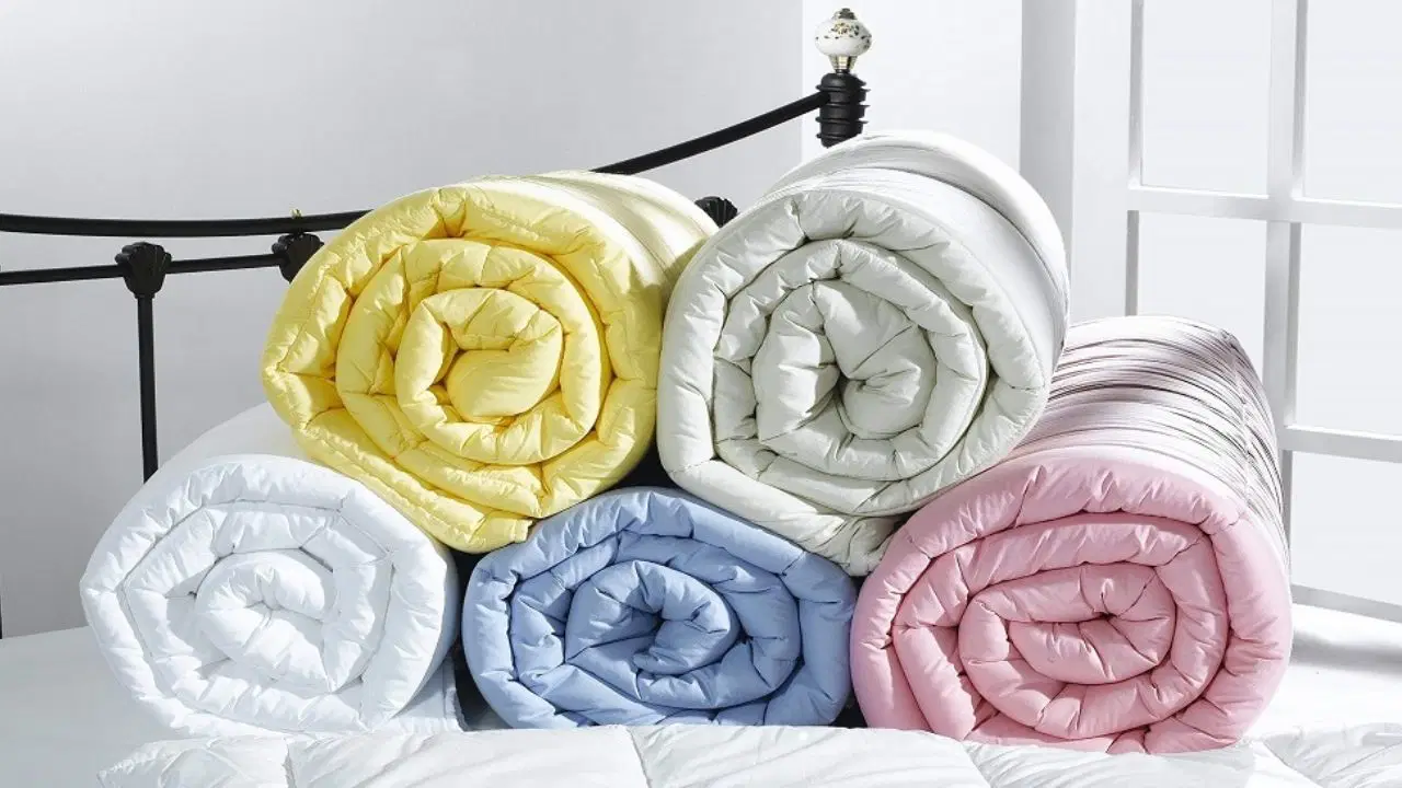 Sararan yorganları tertemiz yapan yöntem