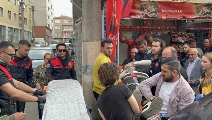 Sokak ortasında darbedildi!