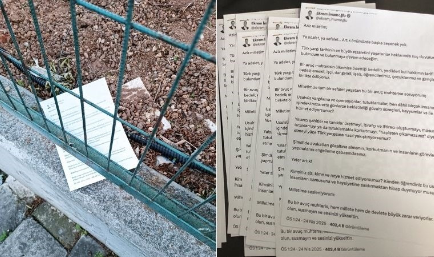 Sosyal medyadan duyurdu: İmamoğlu’nun paylaşımlarını sokakta dağıtan avukata gözaltı