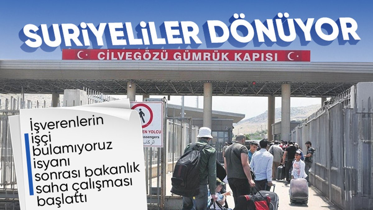 Suriyelilerin gidişinin iş gücüne etkisi ölçülecek