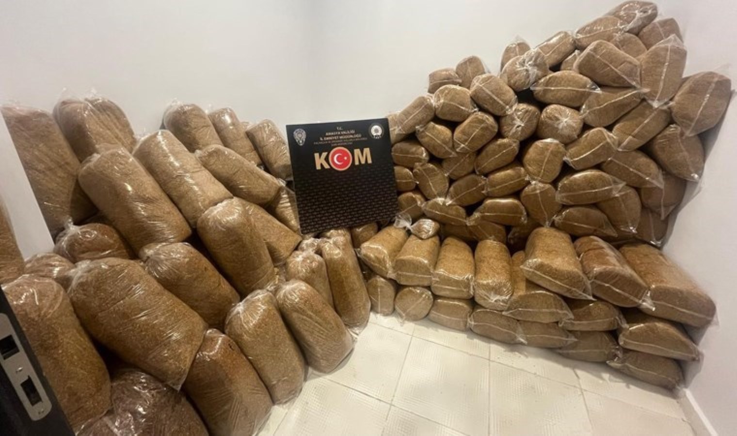 Tam 1 ton 240 kilo… Amasya’da ‘kıyılmış tütün’ ele geçirildi: 1 gözaltı