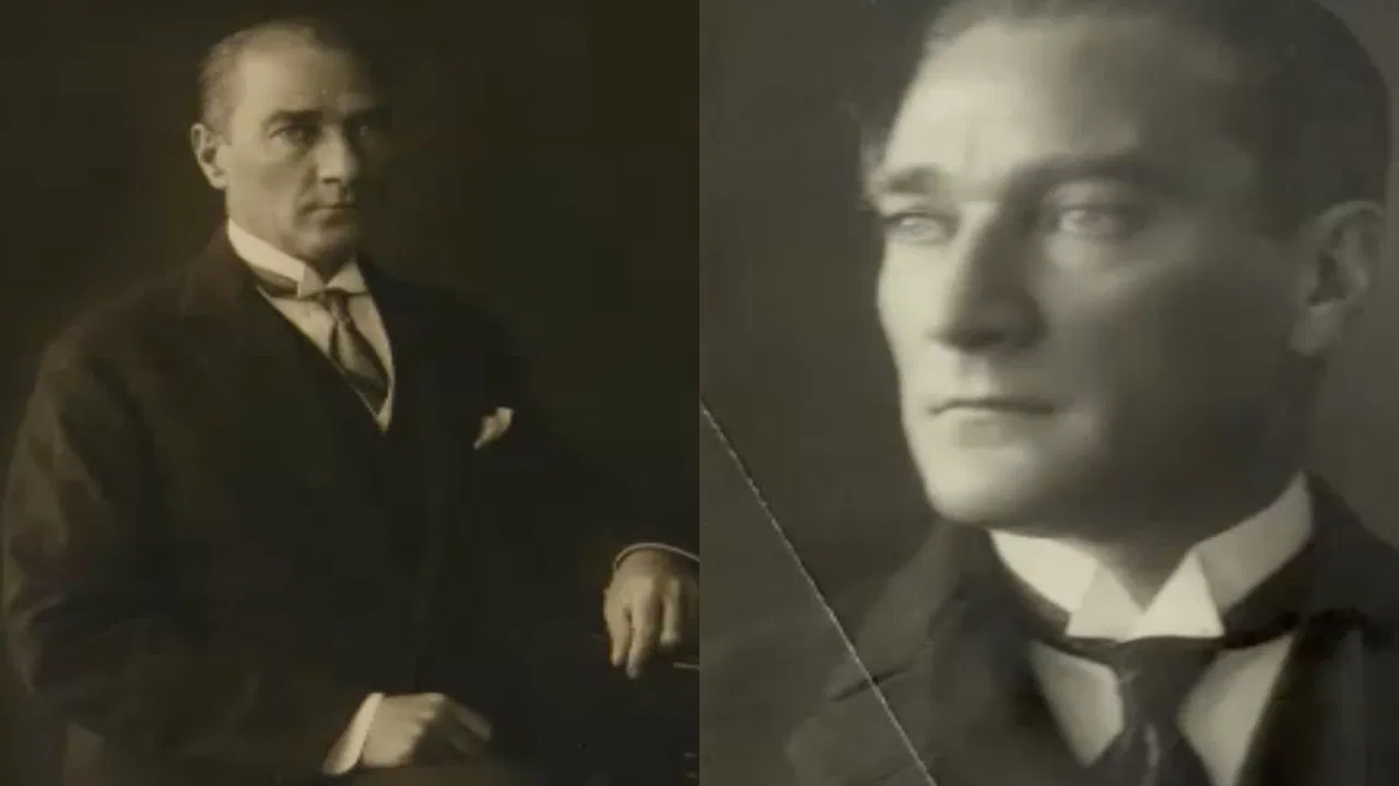 Tarihe ışık tutan görüntü: Atatürk’ün stüdyo fotoğrafının videosu ortaya çıktı!
