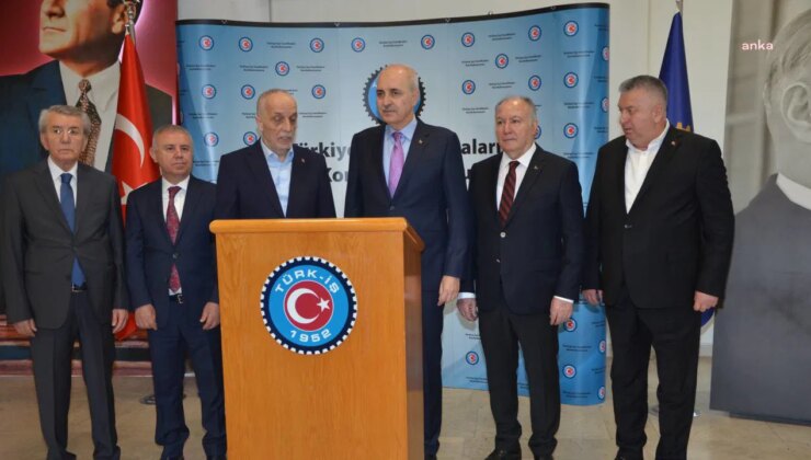TBMM Başkanı Numan Kurtulmuş’tan TÜRK-İŞ’e ziyaret