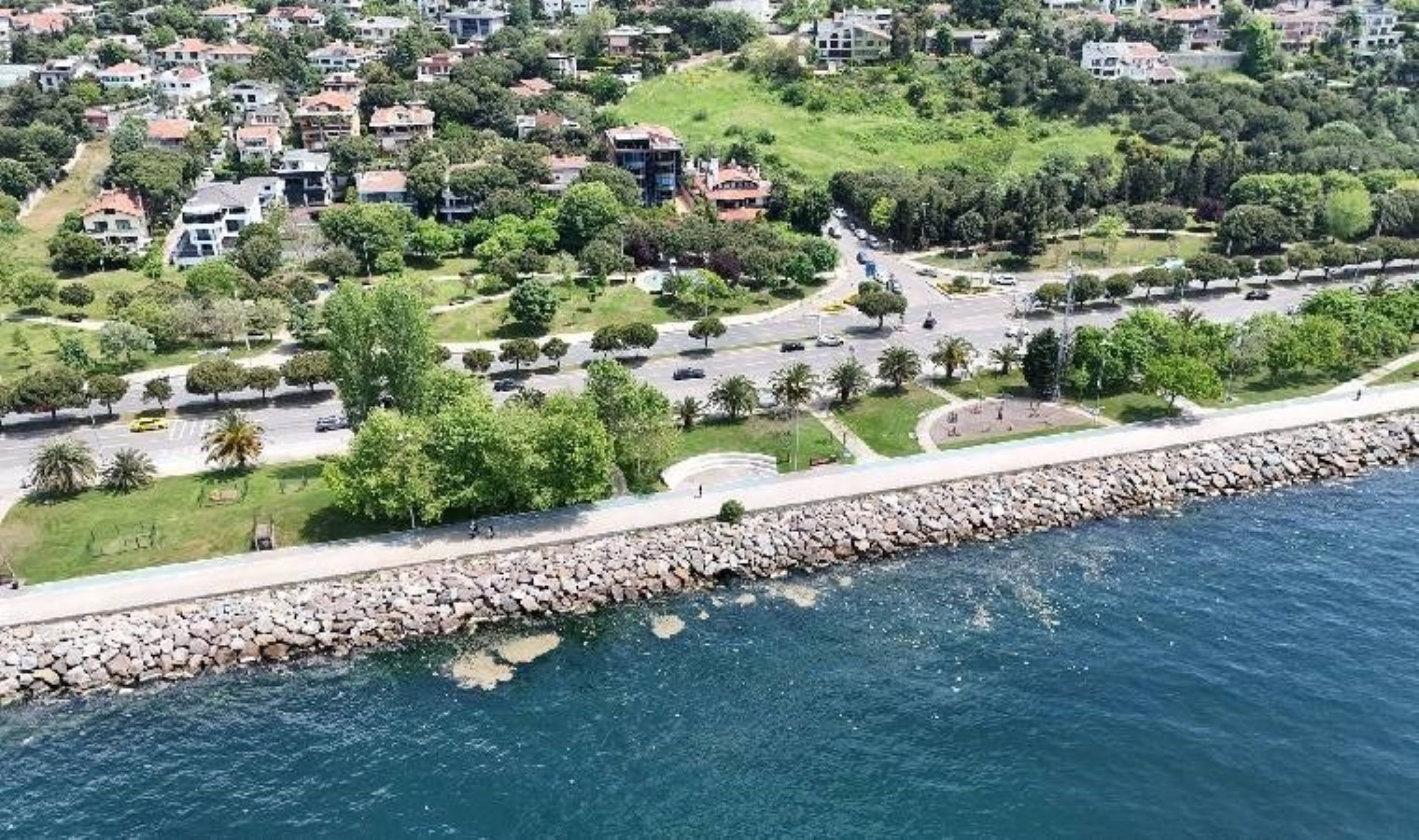 Tedirgin eden görüntü… Maltepe’de müsilaj görüldü!