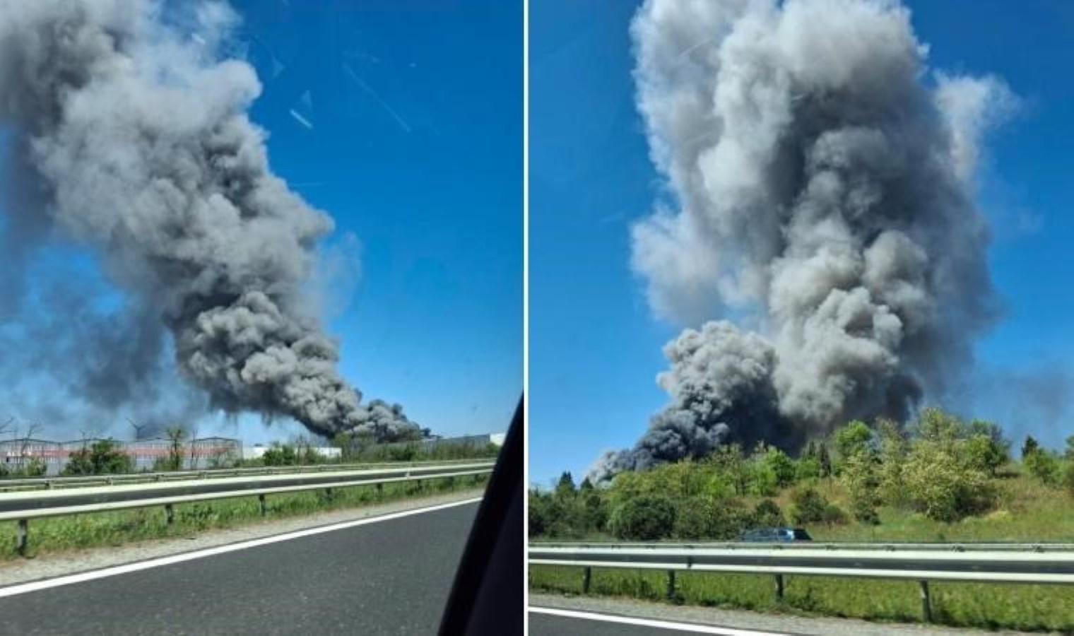 Tekirdağ’da fabrika yangını: Dumanlar gökyüzünü kapladı!