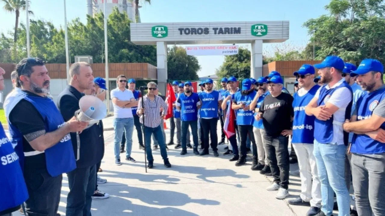 Toros Tarım’da grev: İşçiler ücret ve sosyal hakları için direnişte