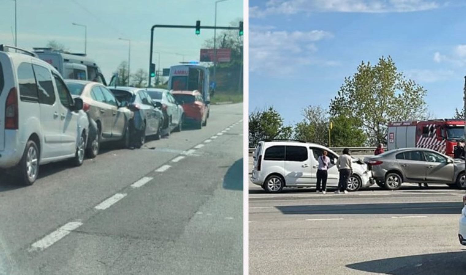 Trafik kilitlendi! Giresun’da zincirleme kaza: Yaralılar var…