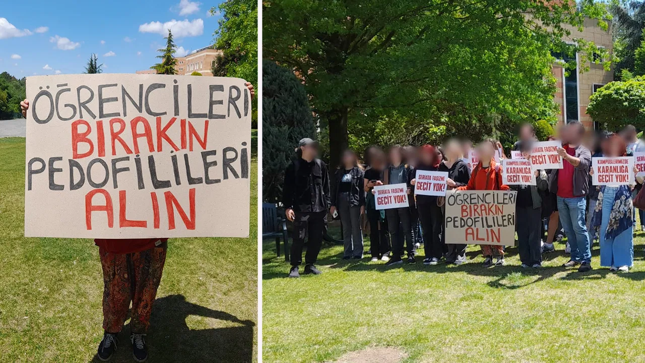 Yeditepe öğrencilerinden Boğaziçi öğrencilerine destek: ‘Öğrencileri bırakın, pedofilileri alın!’