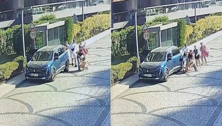 7 yaşındaki çocuk rezidansın önünde zorla araca bindirildi!