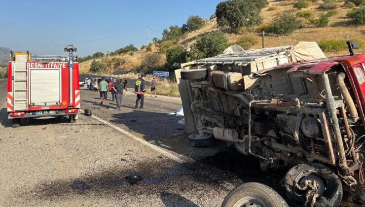 Adıyaman’da feci kaza: Ölü ve yaralılar var!