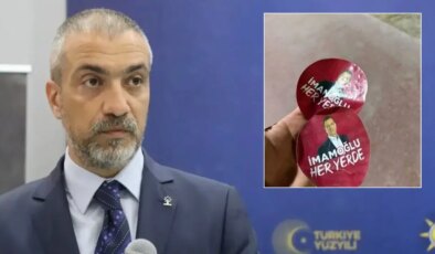 AKP ilçe başkanı ‘İmamoğlu’ stickerlerı üzerine tehdit etti, CHP Gençlik Kolları rest çekti