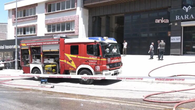 Ankara Siteler’de yangın… 2 kişi hastaneye kaldırıldı!