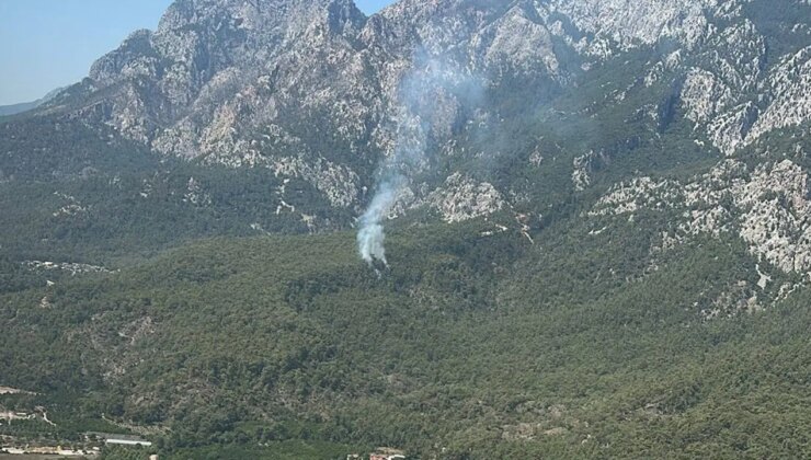 Antalya’da orman yangını: Ekipler sevk edildi!