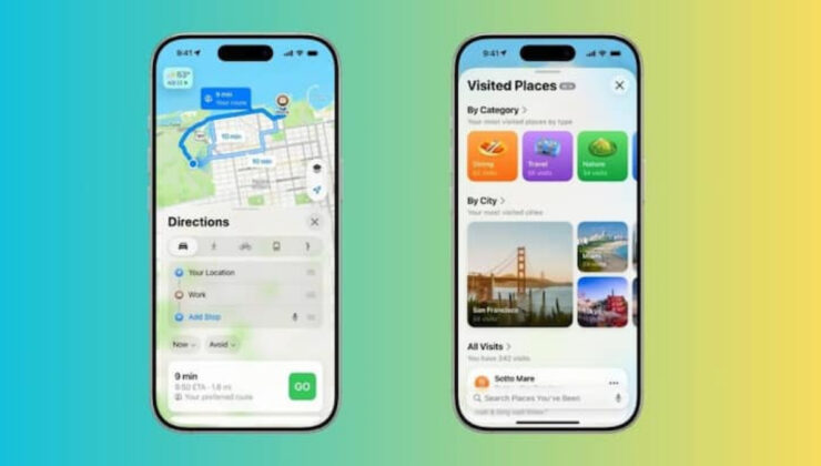 Apple Haritalar, iOS 26 ile daha akıllı hale geliyor: İşte yenilikler