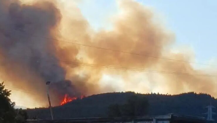 Aynı bölgede ikinci orman yangını! Faili tespit edildi: 6 uçakla müdahale ediliyor