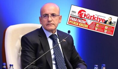 Bakan Şimşek iktidara yakın gazetelerin hedefinde: ‘Para faizde piyasa krizde’