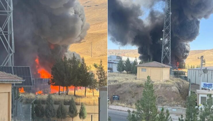 Batman OSB’de fabrika yangını!