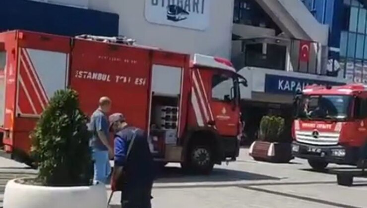 Bayram öncesi İstanbul Otogarı’nda yangın paniği!