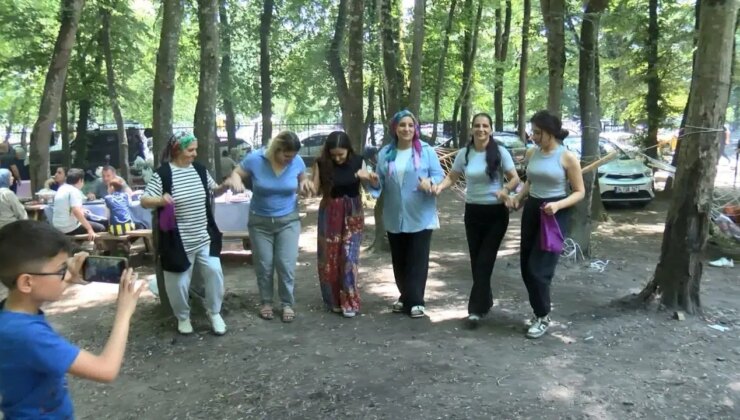 Bayram tatilinde Belgrad Ormanı’na akın ettiler