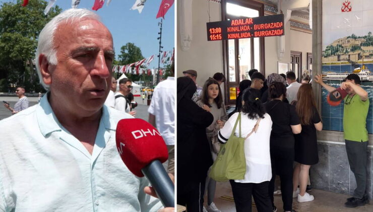 Beşiktaş İskelesi’nde ‘Adalar’ yoğunluğu: ‘Kabataş’tan daha kalabalık, binmekten vazgeçtim’