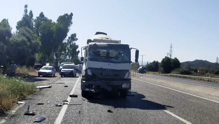 Beton mikseri ile yolcu minibüsü çarpıştı: 1 ölü, çok sayıda yaralı!