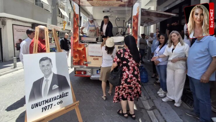 CHP İzmir İl Başkanlığı, Ferdi Zeyrek için lokma dağıttı