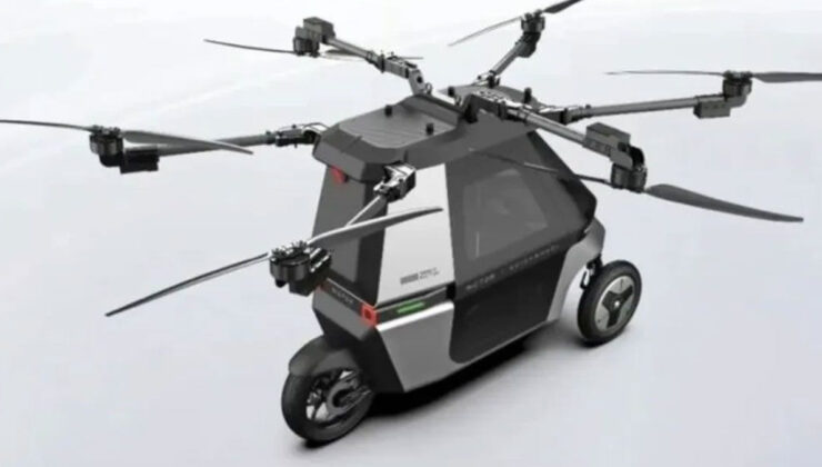 Çinli şirketten Jetgiller tarzı uçan bisiklet: Skyrider X6 tanıtıldı