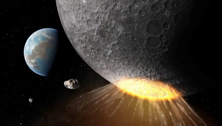 Dev asteroidin Ay’a çarpma ihtimali giderek artıyor
